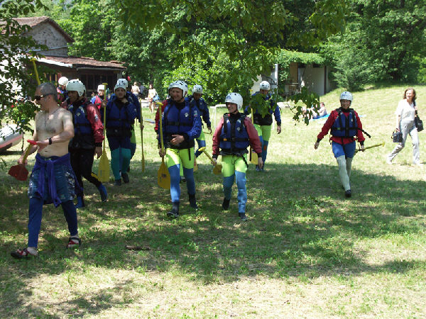 partenza rafting piemonte