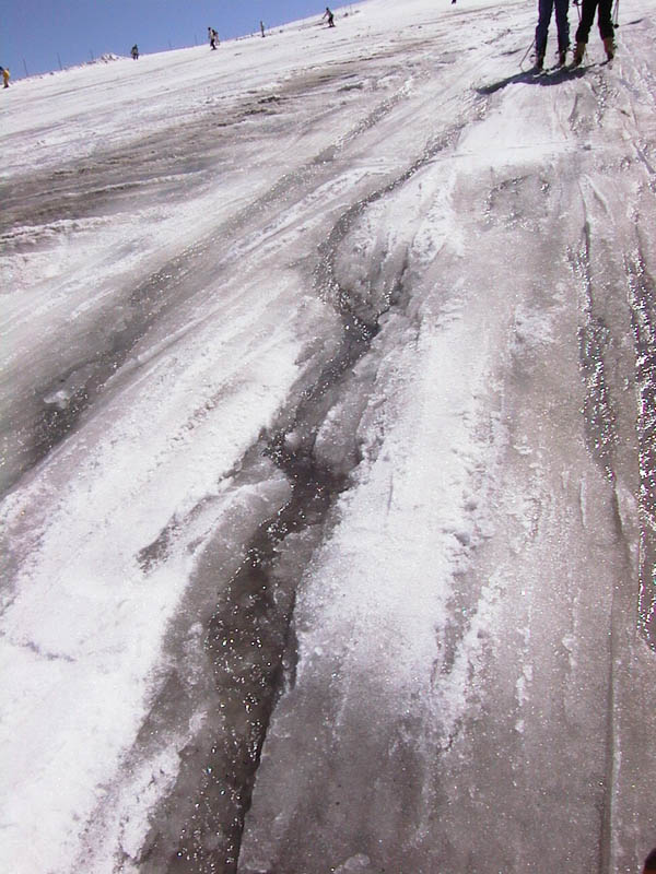 ghiacciaio Les Deux Alpes sta scomparendo