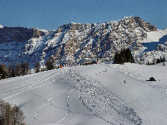 Piste del comprensorio sciistico dell'Alta Badia.