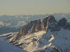 Tramonto sul Sassolungo.