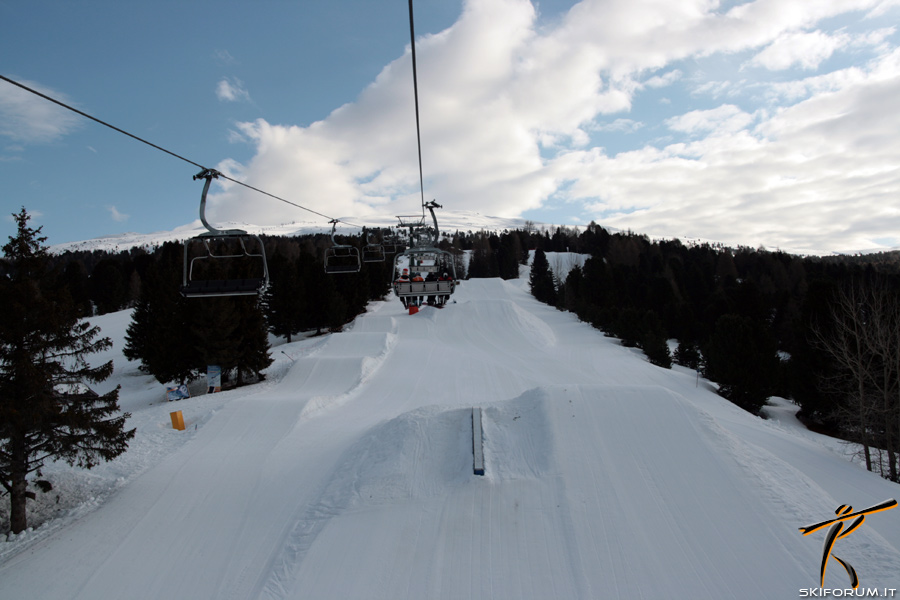 snowpark a Bellamonte