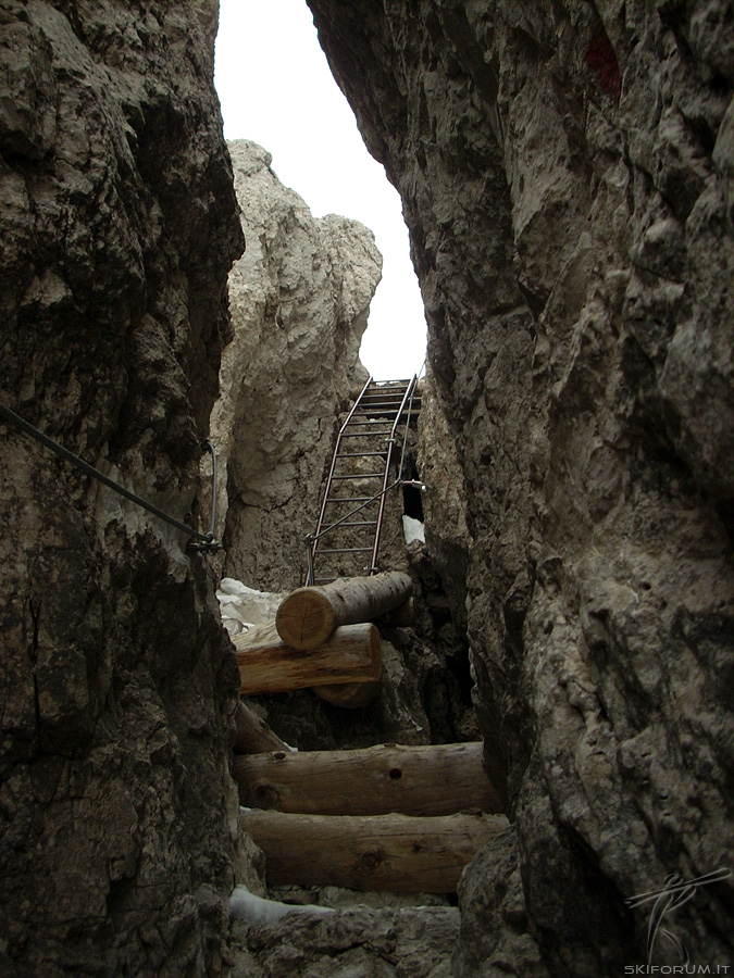 foto ferrata Sass della Stria