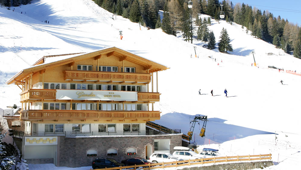 albergo sulle piste da sci