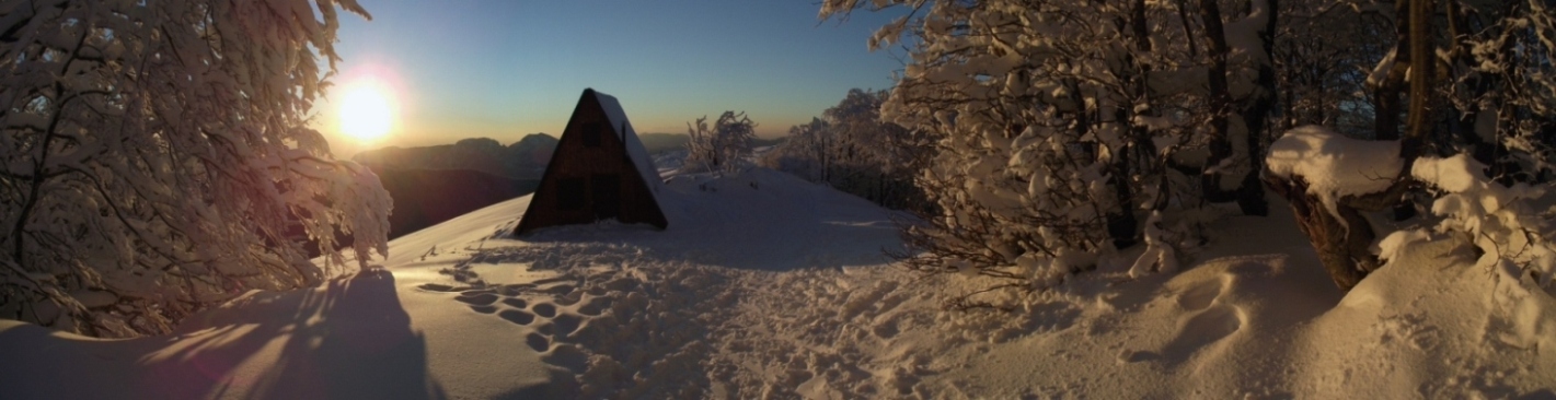 foto rifugio in vetta