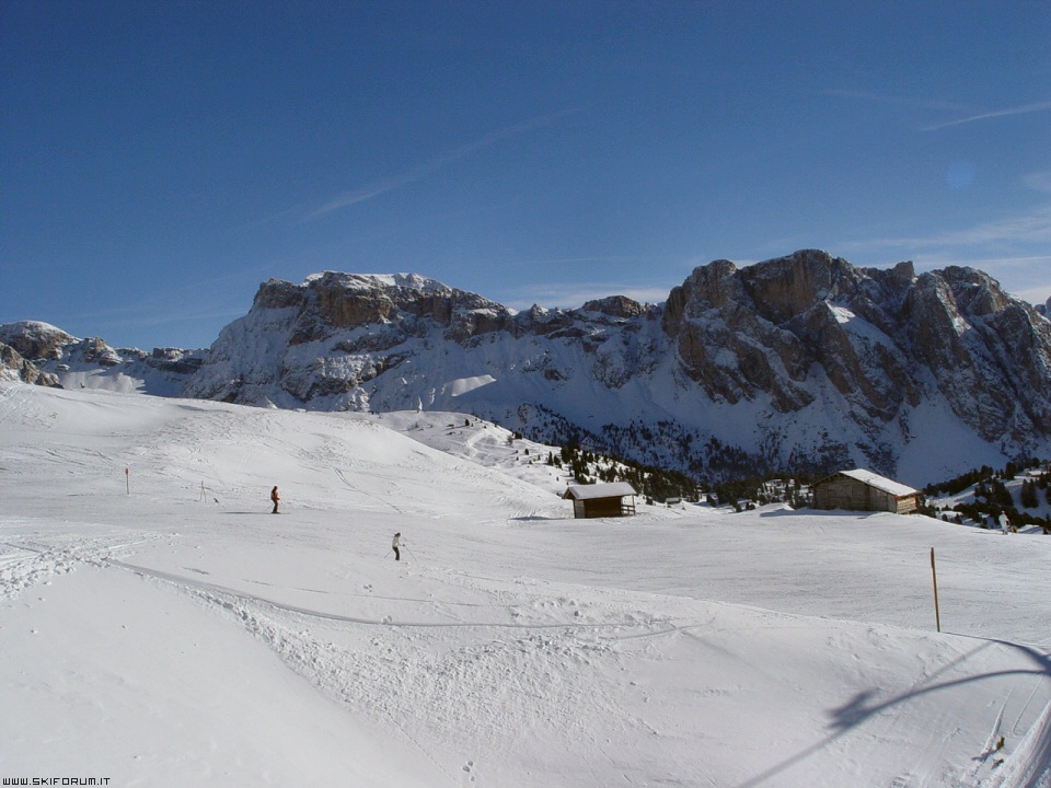 foto pamoramica delle Dolomiti