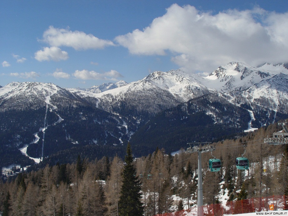 panorama piste san martino castrozza