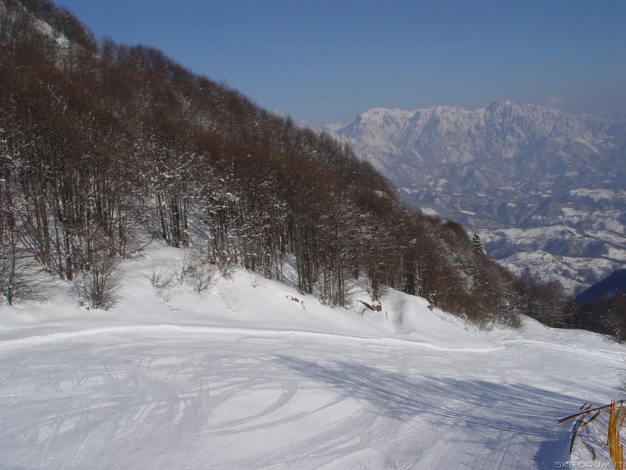 parte centrale della pista di Recoaro Mille