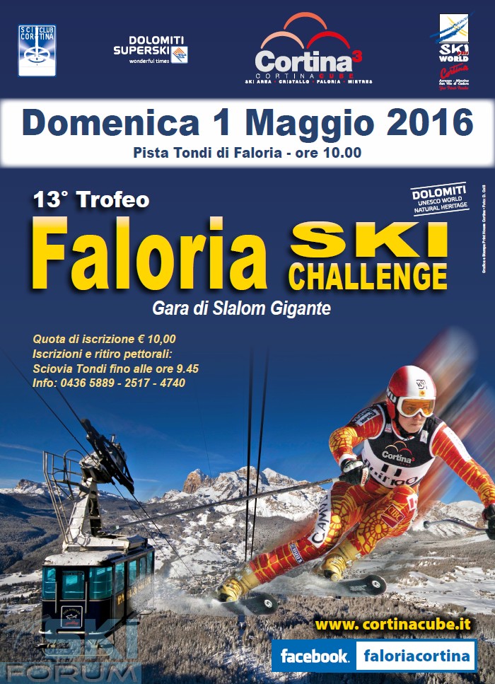Faloria Ski Challenge 2016