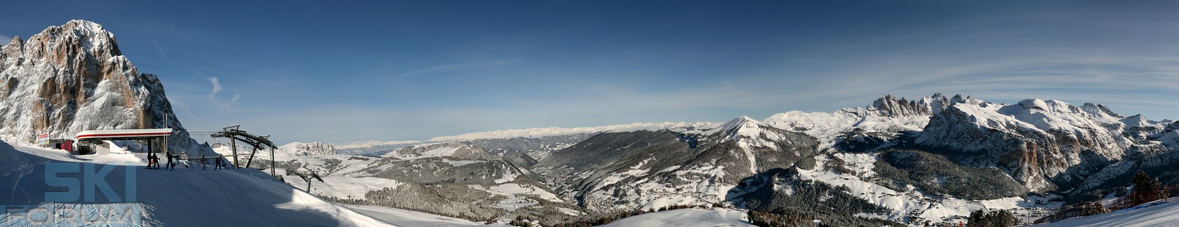 Panoramica sulla Val Gardena