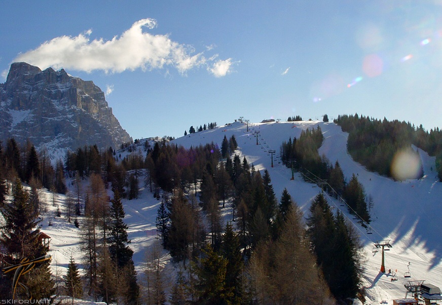zona centrale dello Ski Civetta