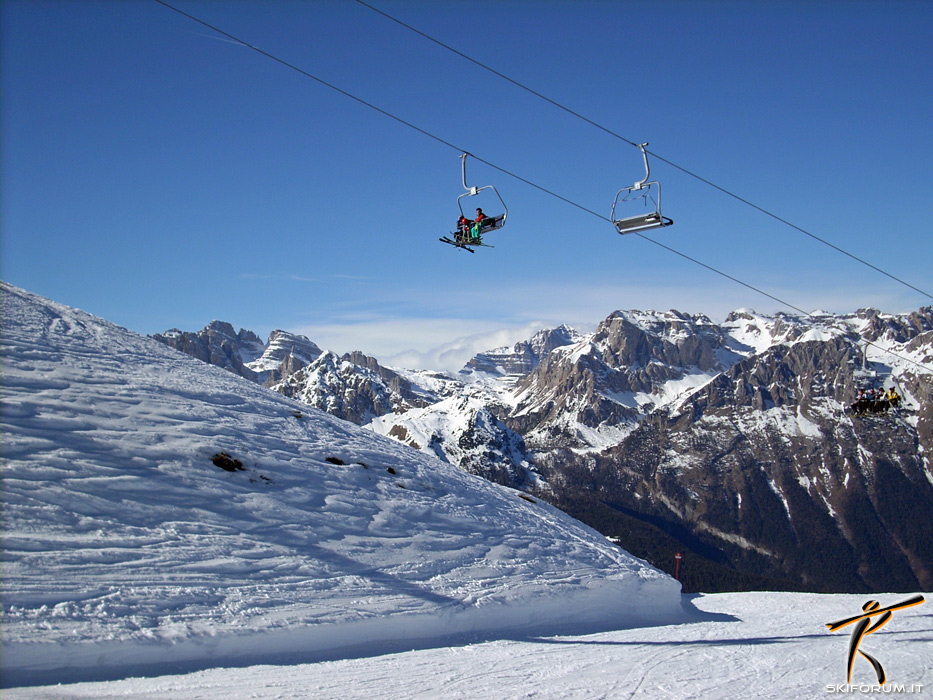 immagine panorama dolomiti del Brenta