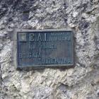 Partenza ferrata segnale inizio ferrata