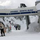 Seggiovia Arabba - Monte burz foto stazione di monte