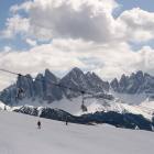 panorama dolomitico dalla seggiovia