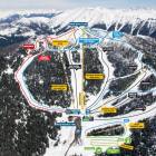 Skiarea Monte Verena Cartina/mappa impianti di risalita e piste del Monte Verena