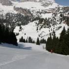 Parte finale pista monte Cherz