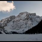 Croda del Becco Lago di Braies inverno