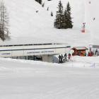 Partenza seggiovia seggiovia passo Campolongo