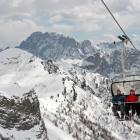 Seggiovia turisti al Passo Padon