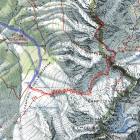 Cartina escursione Monte Mulaz mappa topografica mulaz