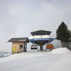 Stazione di monte foto seggiovia Monte Piz, alpe di siusi