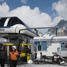 stazione di arrivo cabinovia