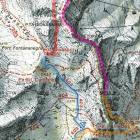 cartina ferrata tofana di mezzo