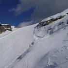 Inizio pista Paradiso pista nera di Passo Rolle