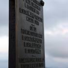 targa commemorativa sass di stria