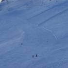 foto pista su ghiacciaio marmolada
