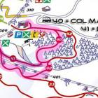 Cartina piste Passo San Pellegrino mappa piste