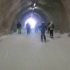 Skitunnel di Soelden foto tunnel tra ghiacciai