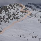 Traccia pista Cima Tognola foto pista sci
