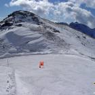 Primo curvone pista Cima Tognola curva cima tognola pista