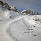 Muro della pista Ornella, Arabba foto pista arabba