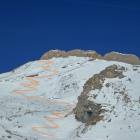 Salita al Sasso delle Dieci, Dolomiti di Fanes traccia dolomiti di fanes