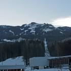 La skiarea dell'Alpe Cermis vista dalla partenza impian foto skiarea dell'Alpe Cermis