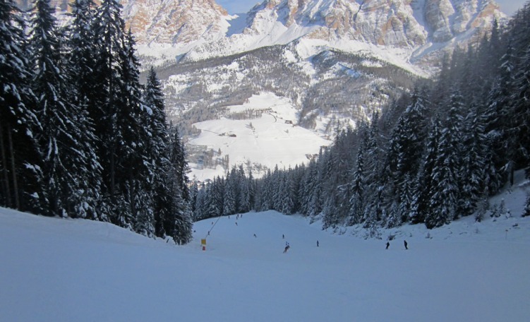 anteprima Pista Alting, una bellissima pista rossa in Alta Badia