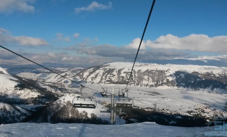 Panorama dalla seggiovia Fonte Fredda