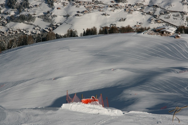 prepazione pista sci