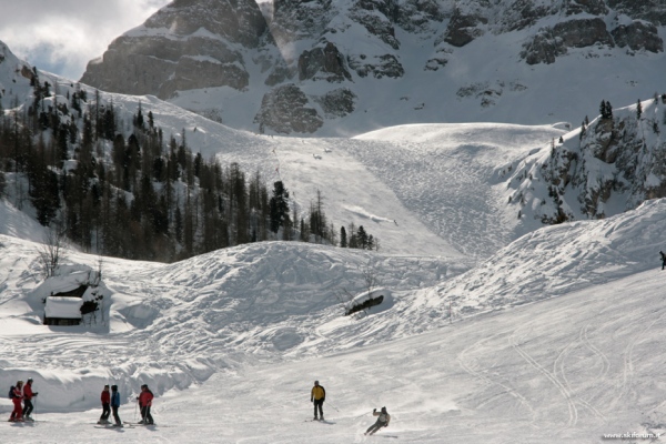 parte centrale della pista