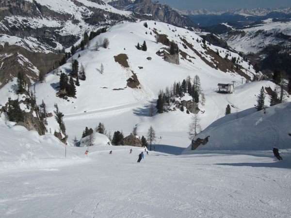 un muro della pista
