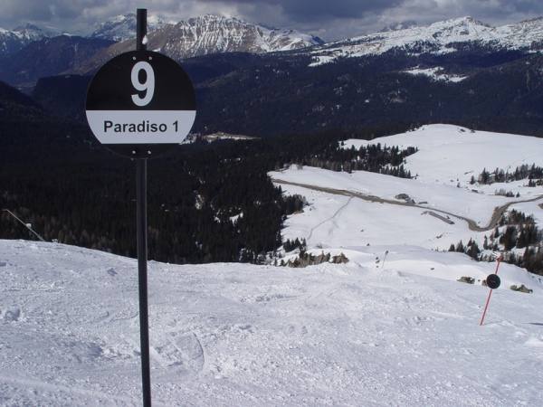 segnalino pista Paradiso