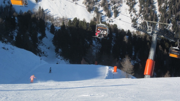 foto inizio pista nera