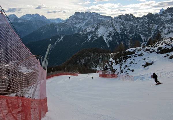 foto del tratto centrale della pista panoramica