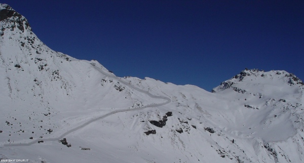 tracciato pista da sci padon
