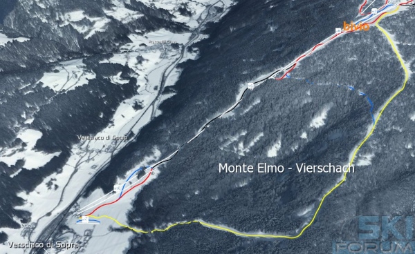 tracciato pista rossa