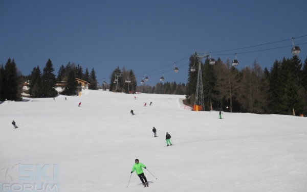 sciatori sulla pista Gassl