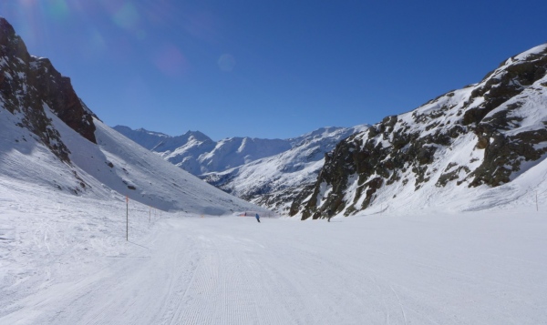 foto pista da sci in Val Senales