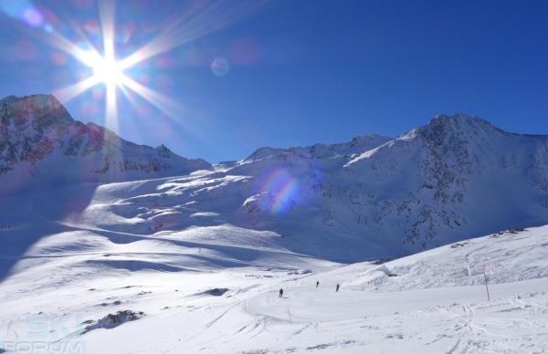 sciare in Val Senales